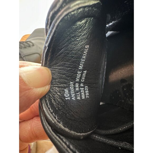 Van Heusen Anthony Line Dress Shoes  Black Size 10 Sku 2702 - Picture 12 of 15